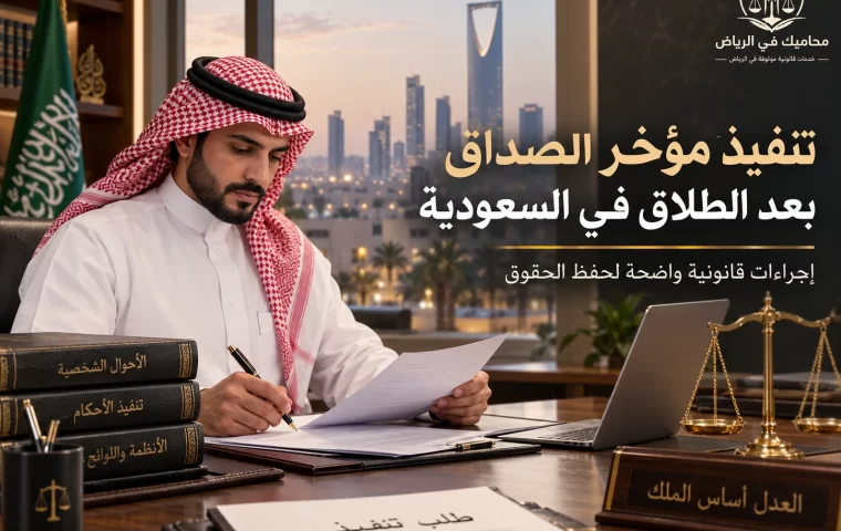 تنفيذ مؤخر الصداق بعد الطلاق في السعودية