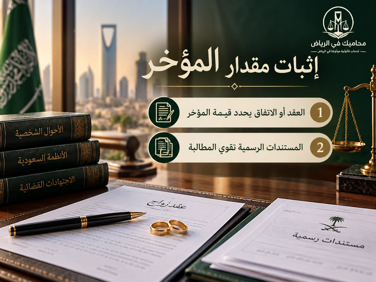 إثبات مؤخر الصداق بالمستندات