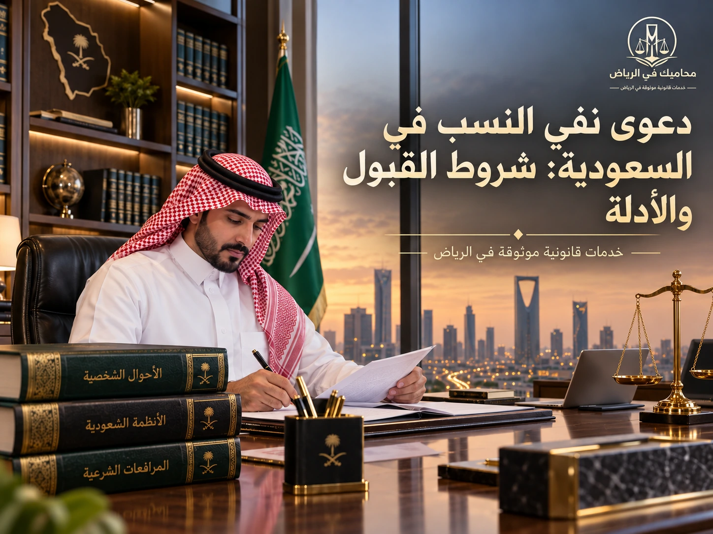 دعوى نفي النسب في السعودية: شروط القبول والأدلة