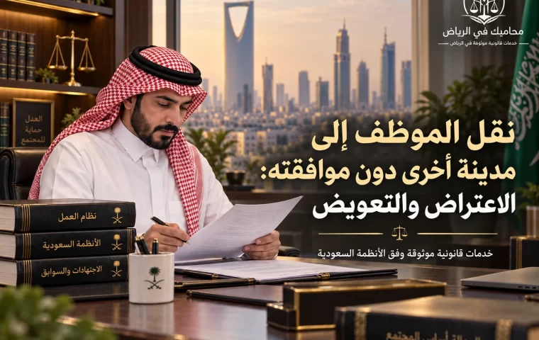 نقل الموظف إلى مدينة أخرى دون موافقته: الاعتراض والتعويض