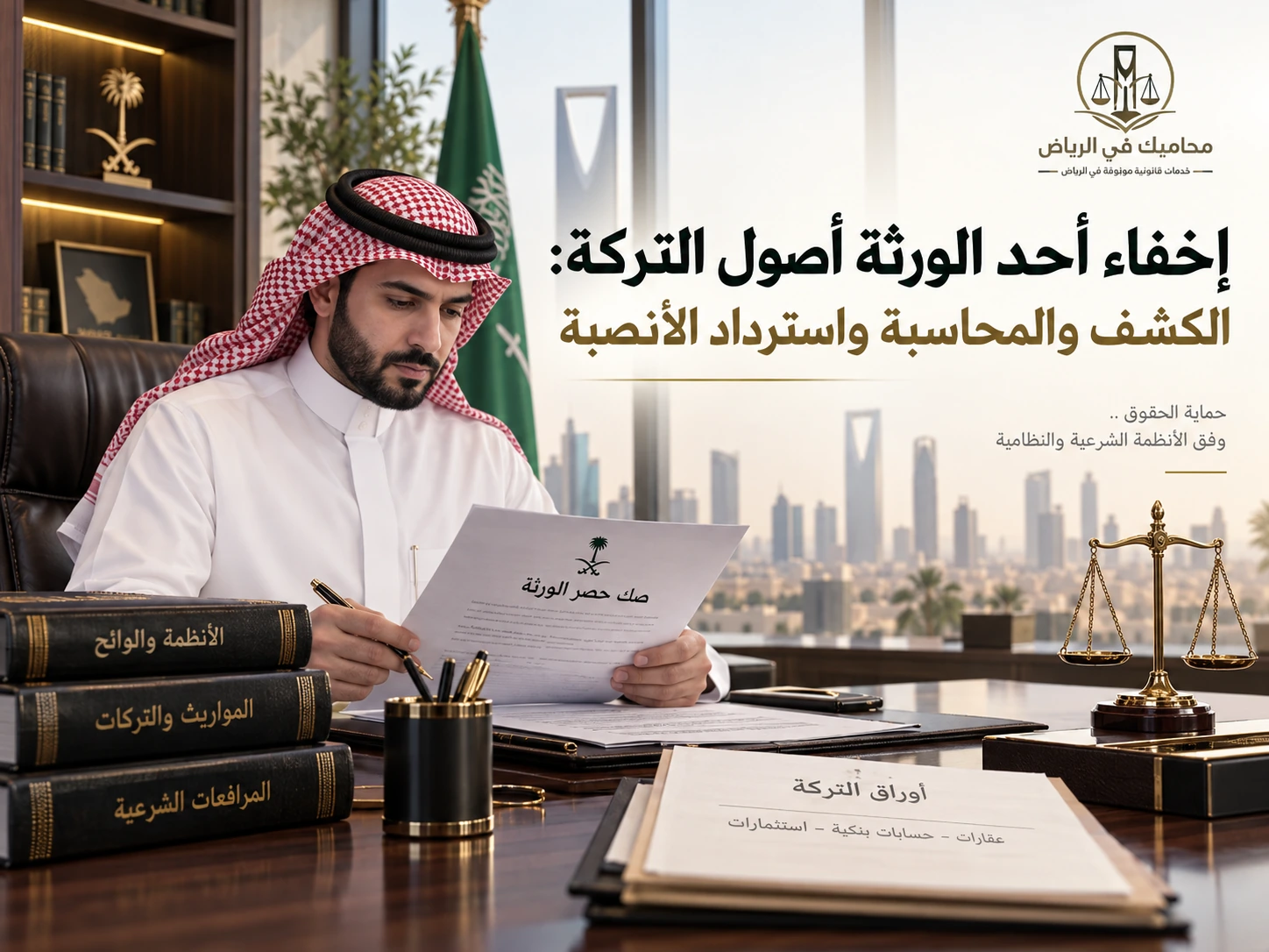 إخفاء أحد الورثة أصول التركة: الكشف والمحاسبة واسترداد الأنصبة