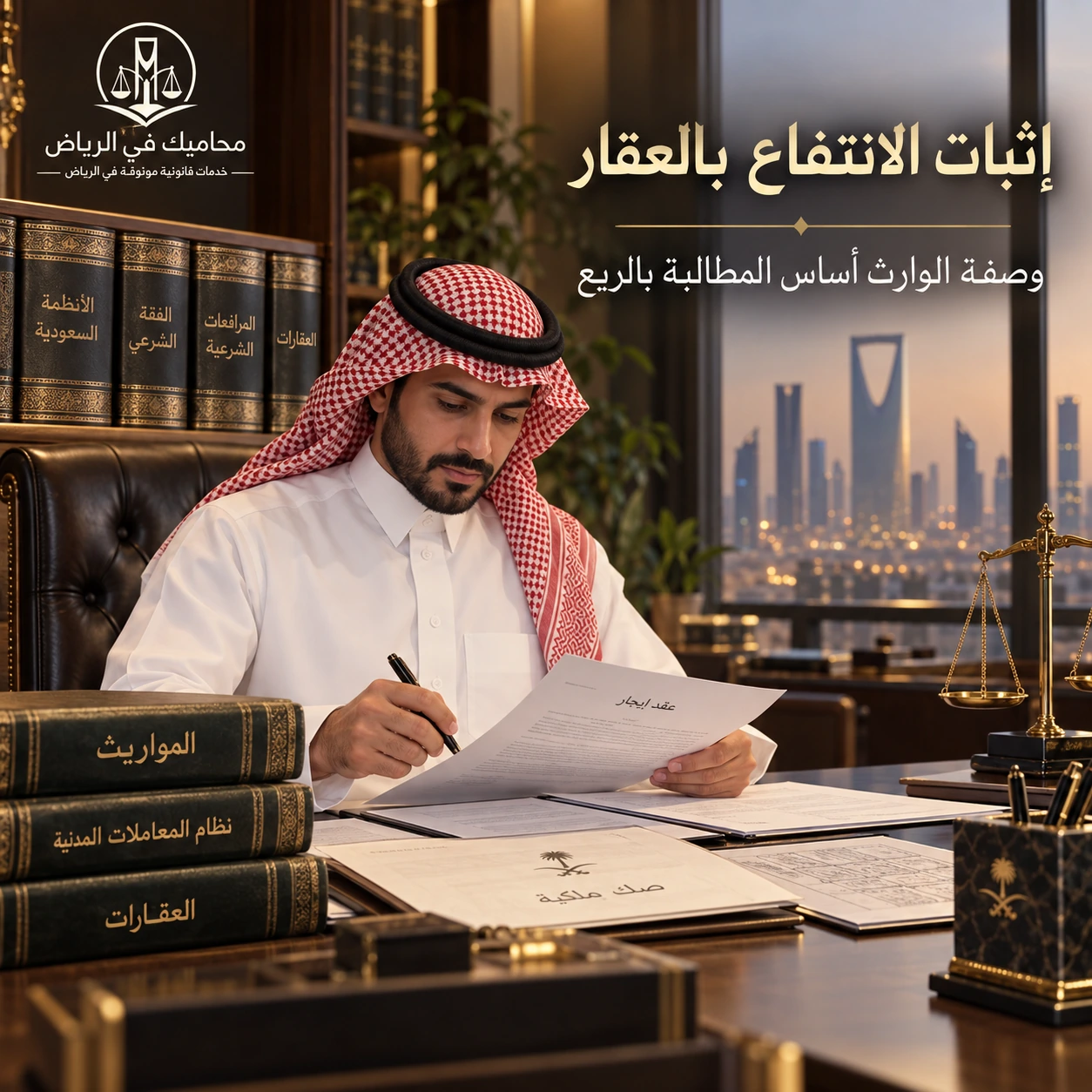 إثبات الانتفاع بالعقار وصفة الوارث