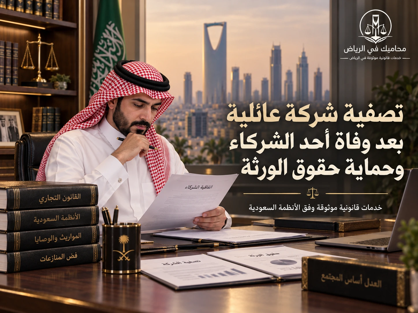 تصفية شركة عائلية بعد وفاة أحد الشركاء وحماية حقوق الورثة