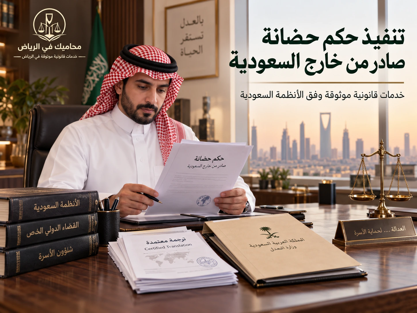 تنفيذ حكم حضانة صادر من خارج السعودية