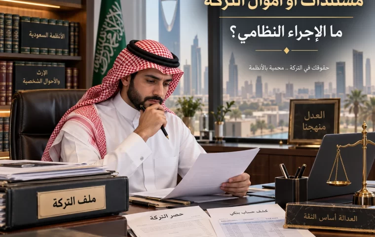 امتناع وارث عن تسليم مستندات أو أموال التركة: ما الإجراء النظامي؟