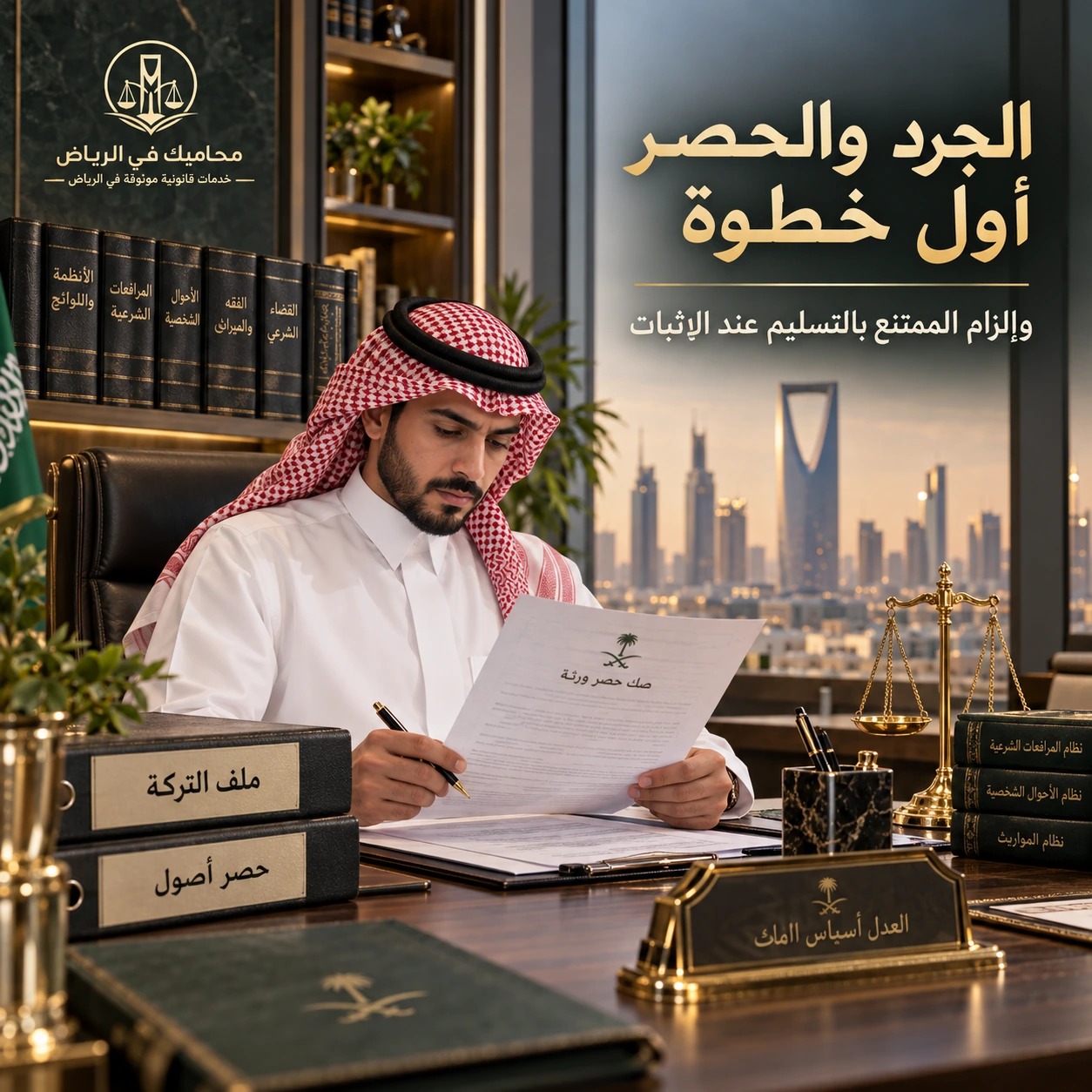 جرد مستندات وأصول التركة