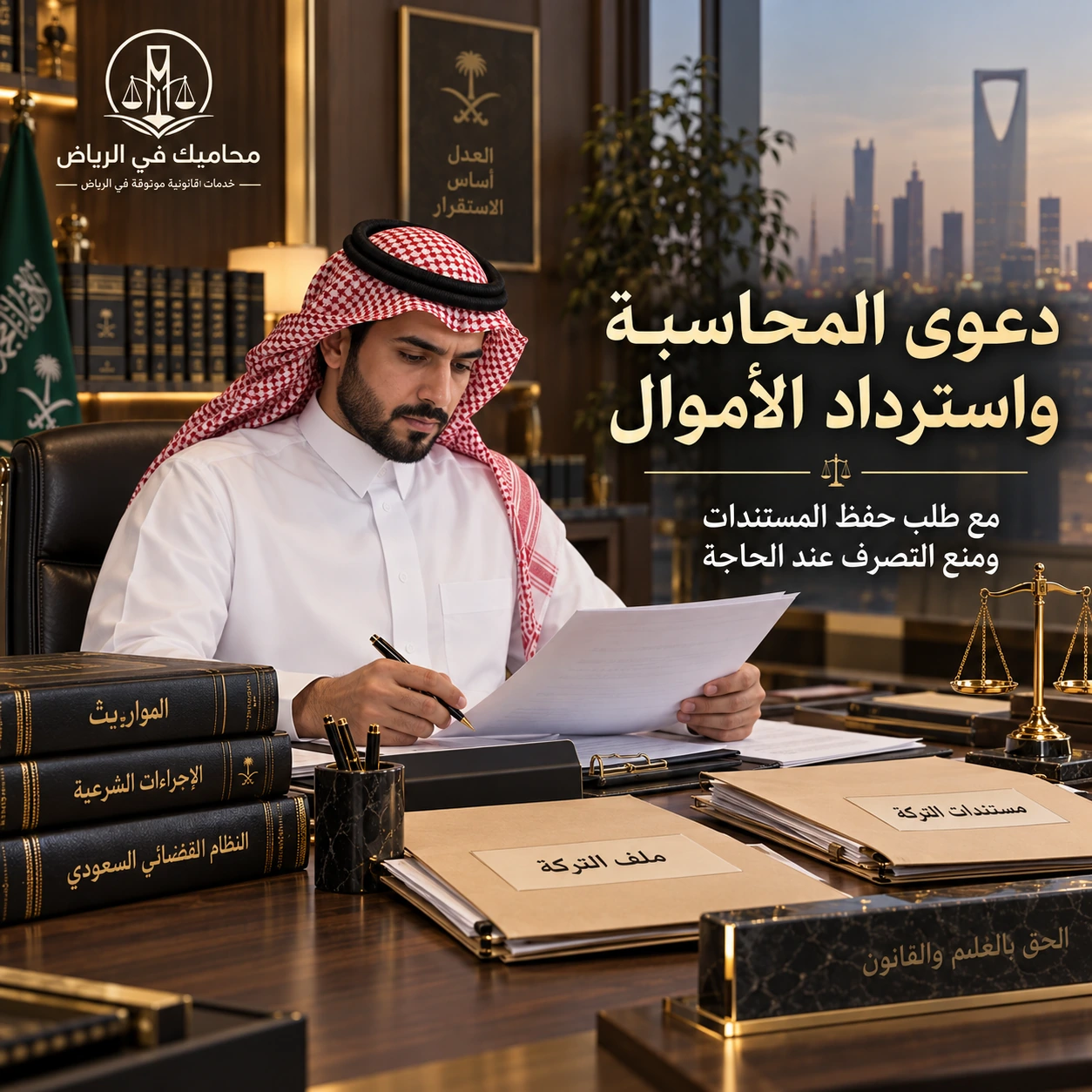 استرداد أموال التركة والمحاسبة