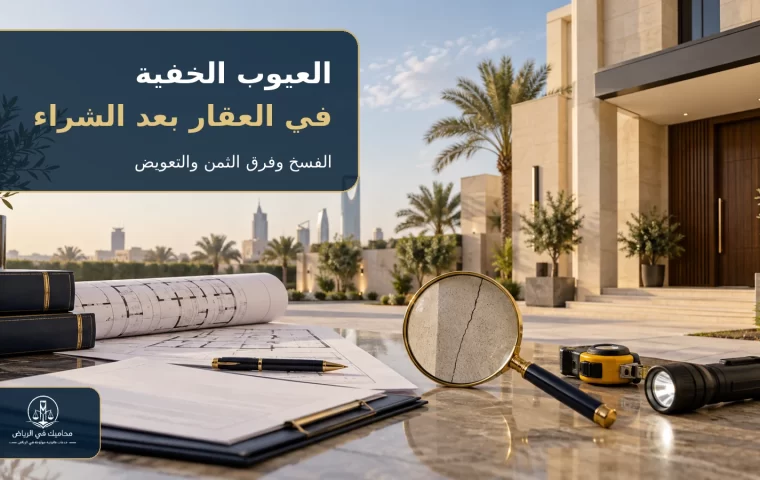 فحص عيب خفي في عقار بعد الشراء في السعودية