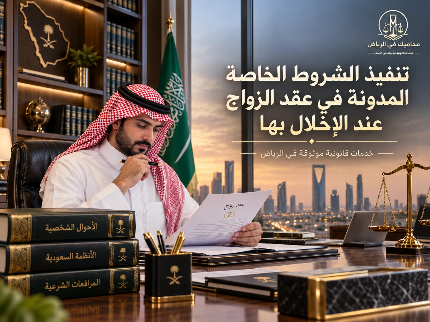 تنفيذ الشروط الخاصة المدونة في عقد الزواج عند الإخلال بها