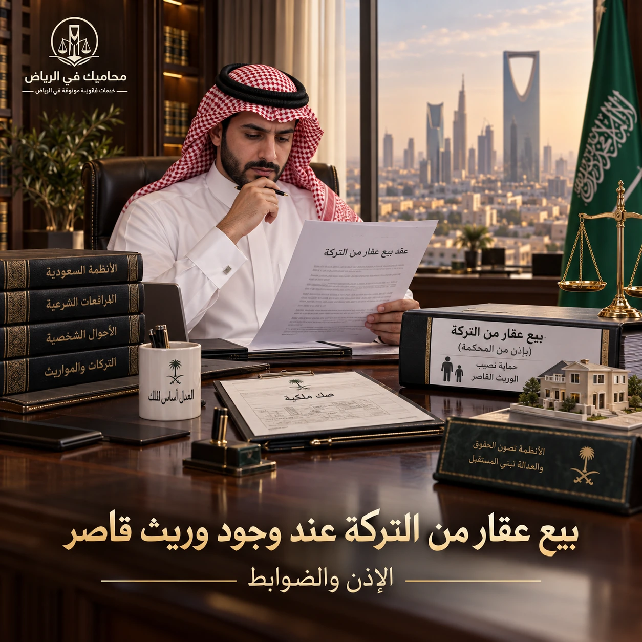 بيع عقار من التركة عند وجود وريث قاصر: الإذن والضوابط