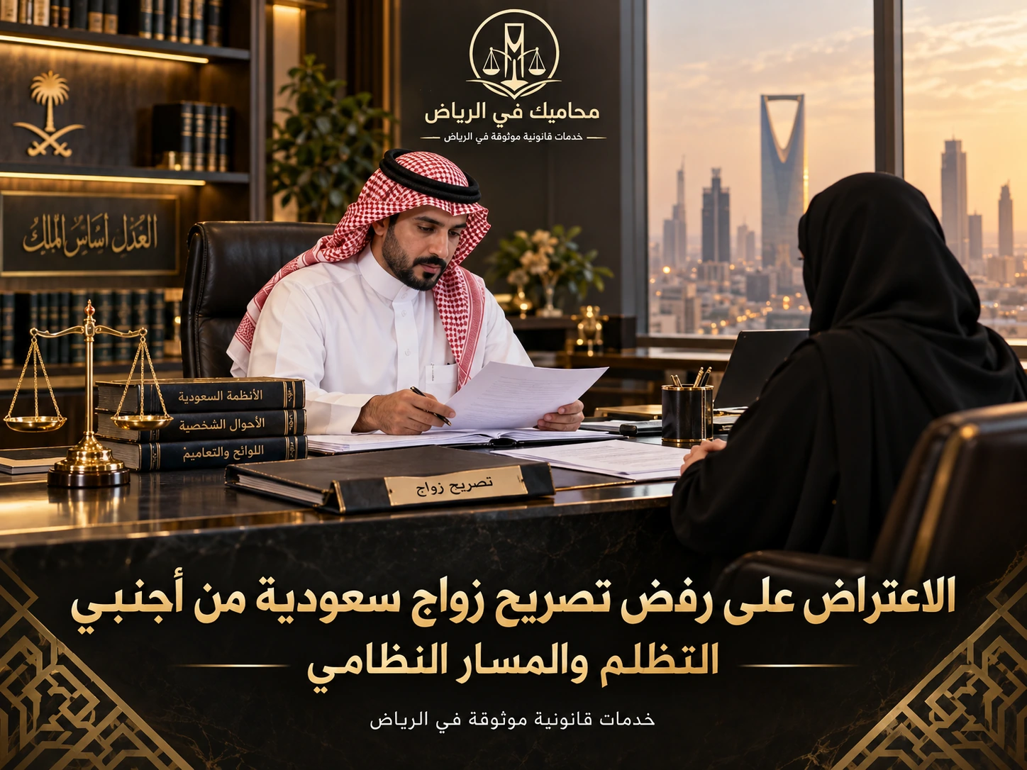 الاعتراض على رفض تصريح زواج سعودية من أجنبي: التظلم والمسار النظامي