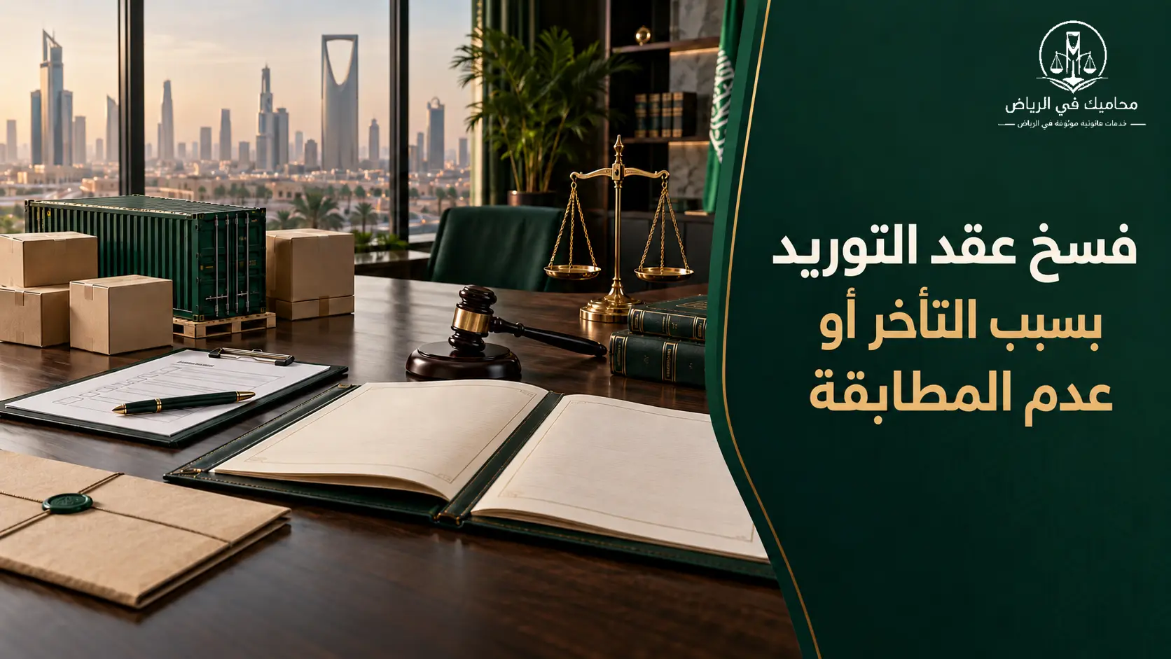 فسخ عقد التوريد بسبب التأخر أو عدم مطابقة البضاعة في السعودية