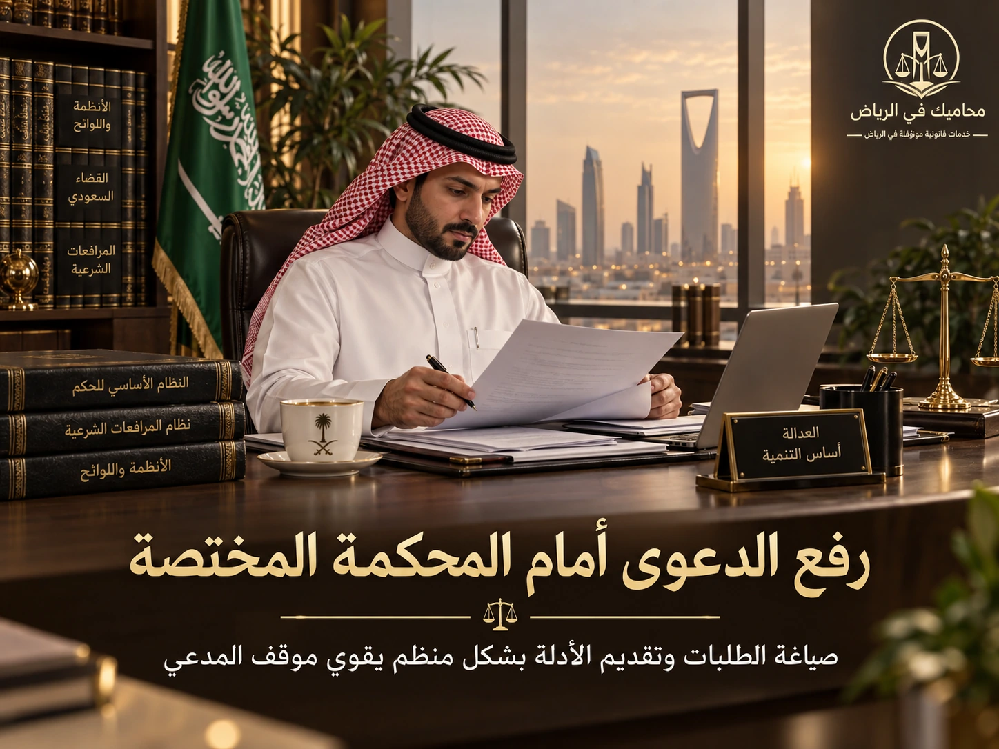رفع الدعوى أمام المحكمة المختصة