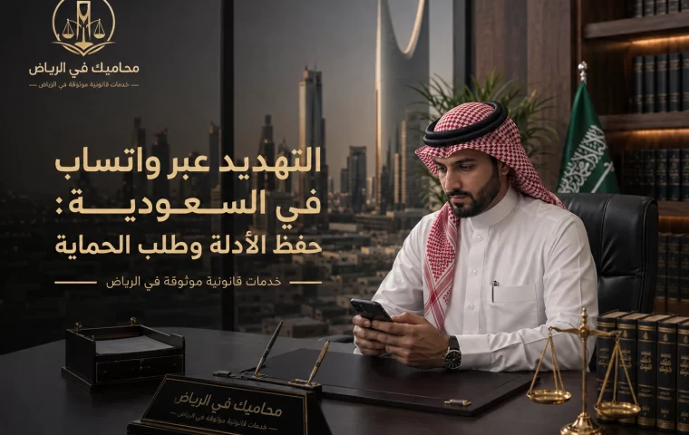 التهديد عبر واتساب في السعودية: حفظ الأدلة وطلب الحماية