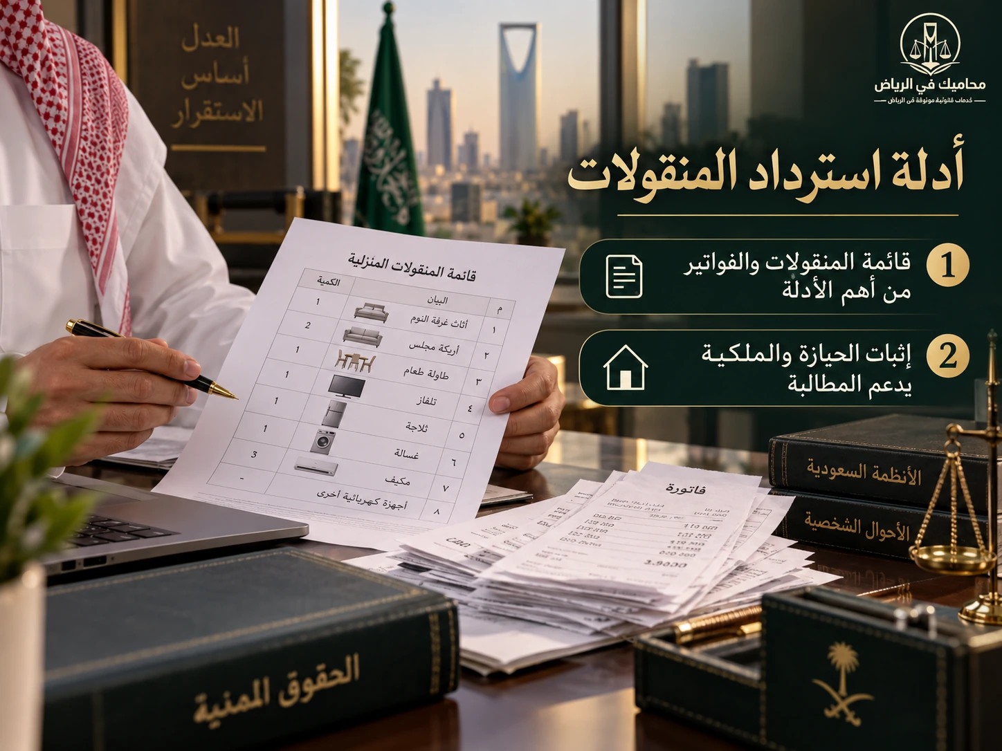 إثبات ملكية منقولات الزوجة