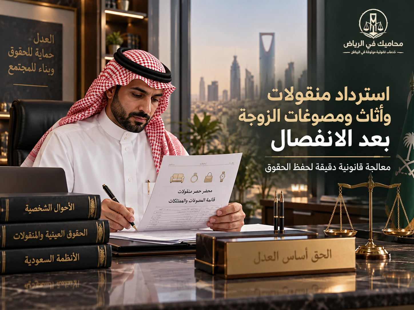 استرداد منقولات وأثاث ومصوغات الزوجة بعد الانفصال