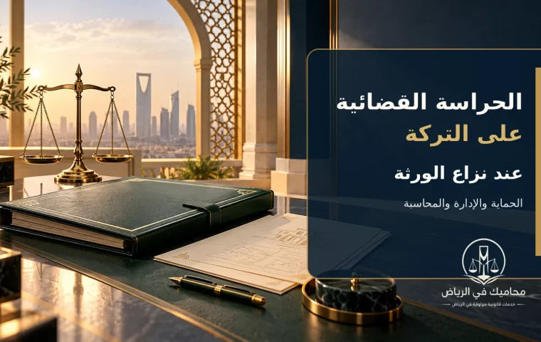 الحراسة القضائية على التركة عند نزاع الورثة في السعودية
