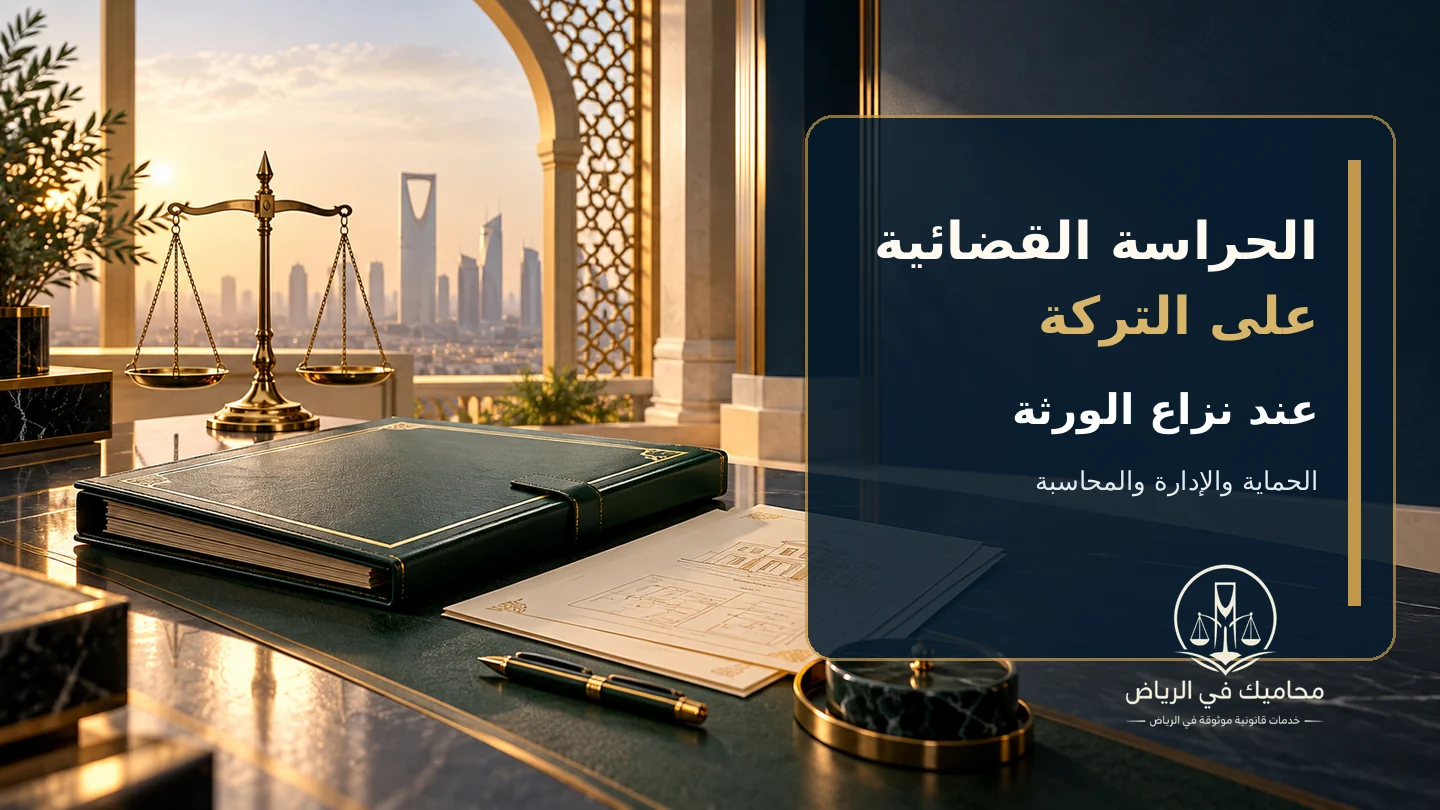 الحراسة القضائية على التركة عند نزاع الورثة في السعودية