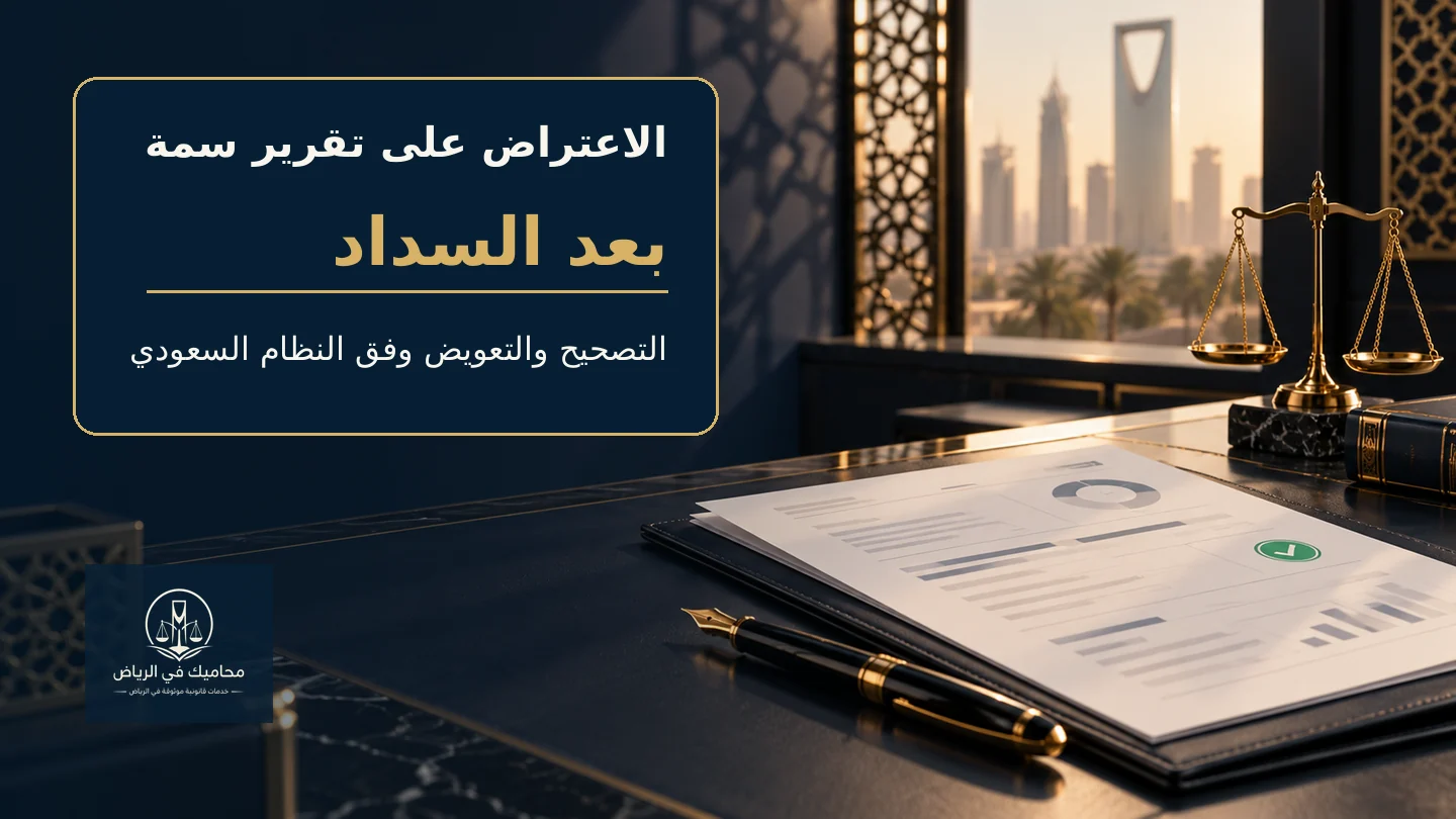 الاعتراض على تقرير سمة بعد السداد وتصحيح السجل الائتماني في السعودية